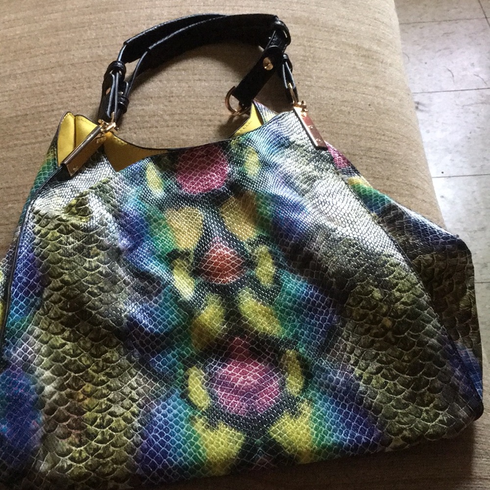 Multi colored purse